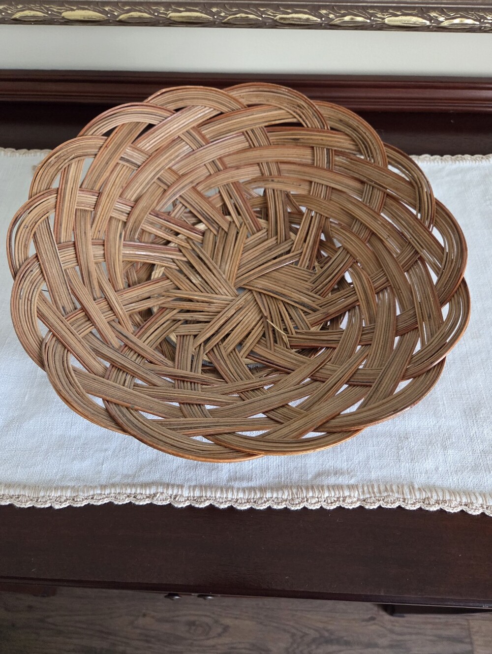 Round Wicker Basket
